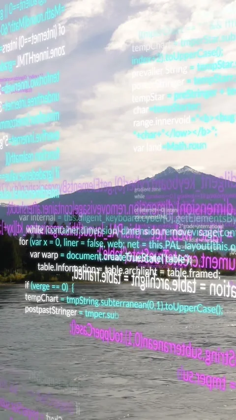 Vertical video: Frame four starting faint cyan text sliding, stacking over Stock Footage 329612882