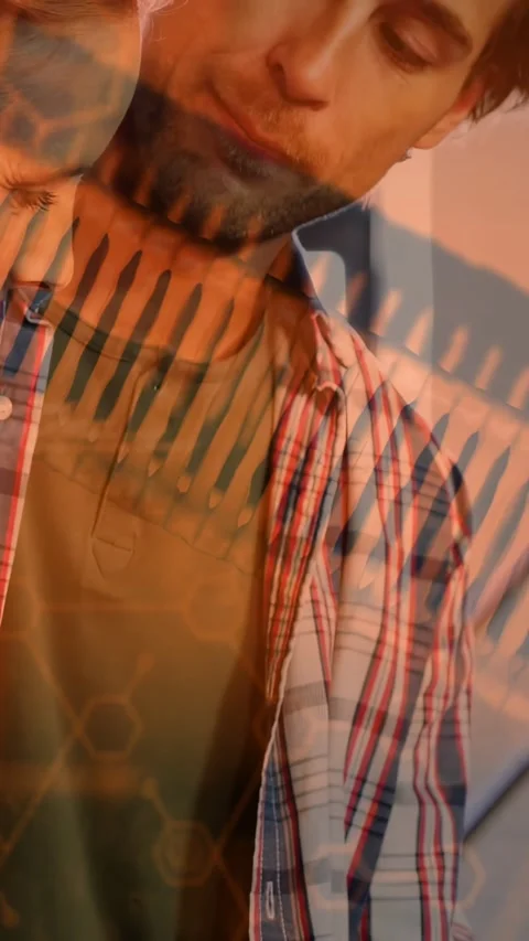 Vertical video: Off-frame prompt drawing pair leaning in, code hex and gauge Stock Footage 332278602