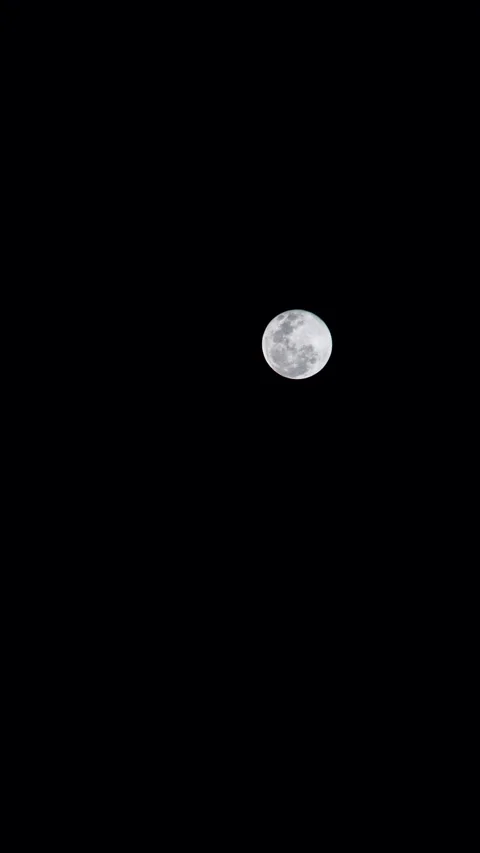Vertical video - Full Moon Timelapse Stock Footage 320277369