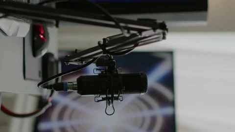 Vertical video: Game loading on display of RGB professional powerful computer Stock Footage 165282200