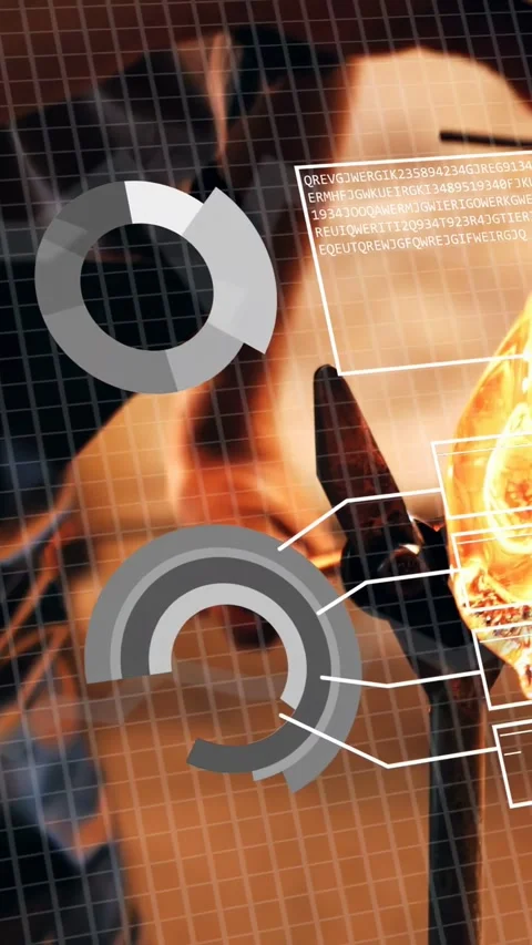 Vertical video: Glassmaker bringing glass to flame rotating rod pinching pliers Stock Footage 333745787