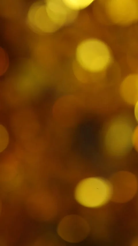 Vertical video of gold bokeh Stock Footage 244784364