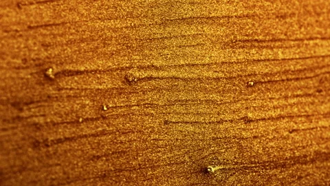 Vertical video golden sand texture glitter fluid Stock Footage 208609040
