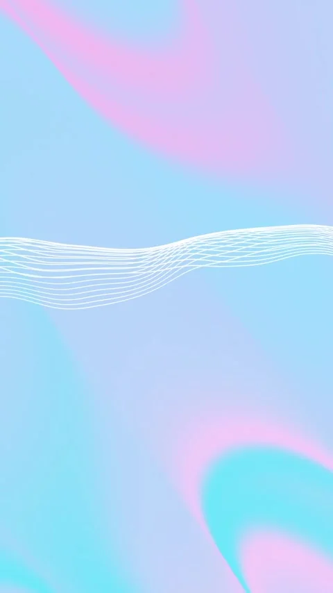 Vertical video: Gradient shift causing white wave band drifting and waving 库存影片 348376421