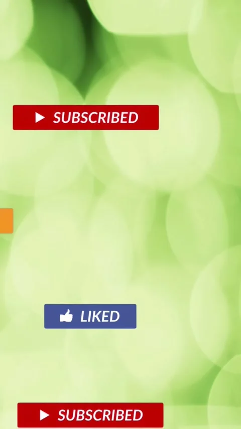 Vertical video: Green bokeh bg static as frame four starting badges appearing Stock Footage 333821446