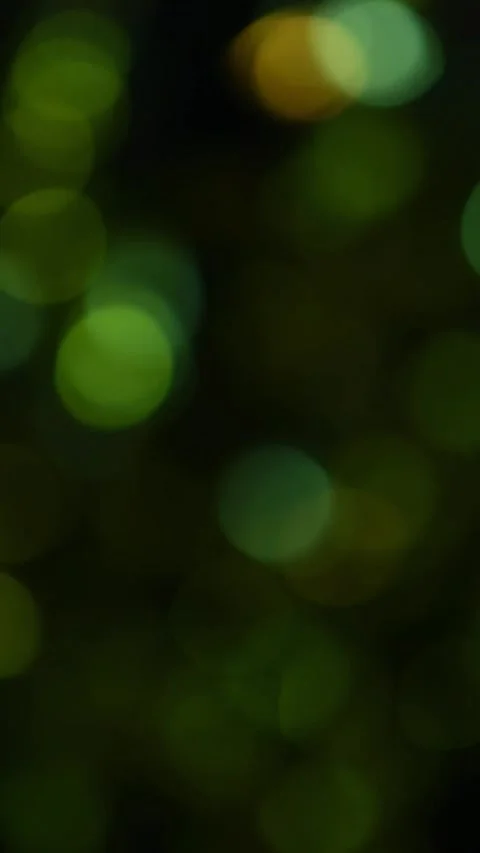 Vertical video of green bokeh Stock Footage 247833408