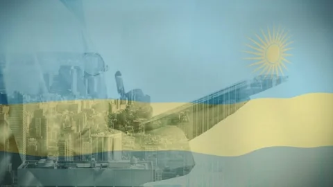 Vertical video: Hand holding phone, finger swiping, city shifting, wing moving, Stock Footage 332288852