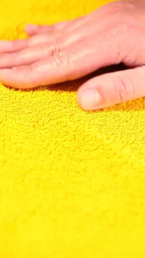 Vertical video of hand towel background Stock Footage 244520040