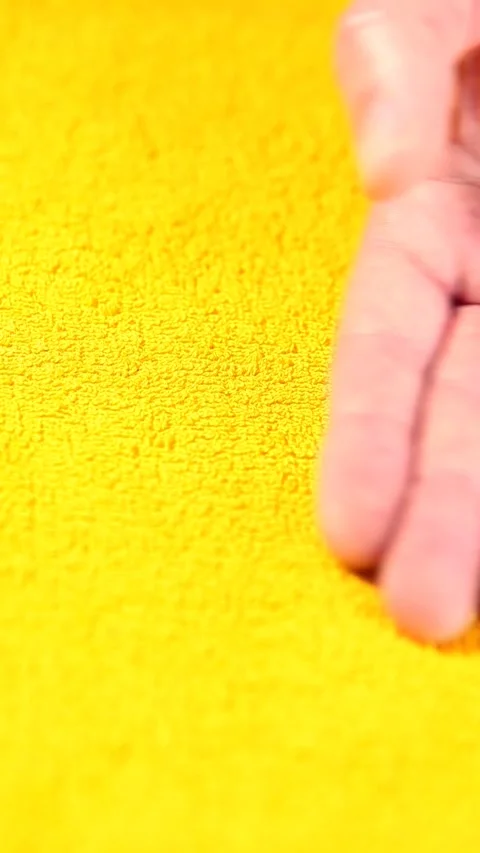 Vertical video of hand towel background Stock Footage 244522026
