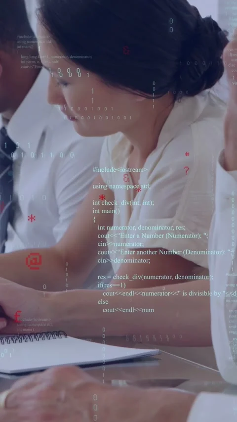 Vertical video: Host gesturing team noting ideas in business, camera panning Stock Footage 333513547