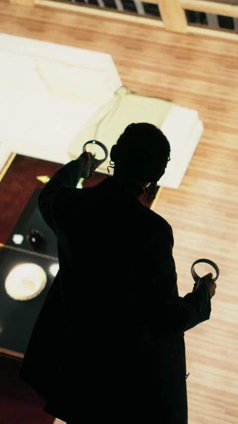 Vertical video Interior design, 3D modeling program and architectural designer Stock Footage 329713896