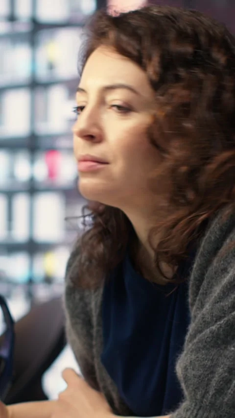 Vertical Video IT expert writing code and debugging on artificial intelligence Stock Footage 308491606