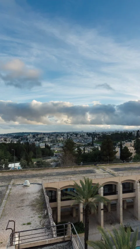 Vertical video - Jerusalem Sunset Timelapse Stock Footage 280354800