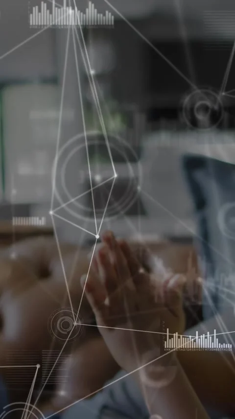 Vertical video: Kid clapping drawing adult and more hands joining view zooming Stock Footage 330965974