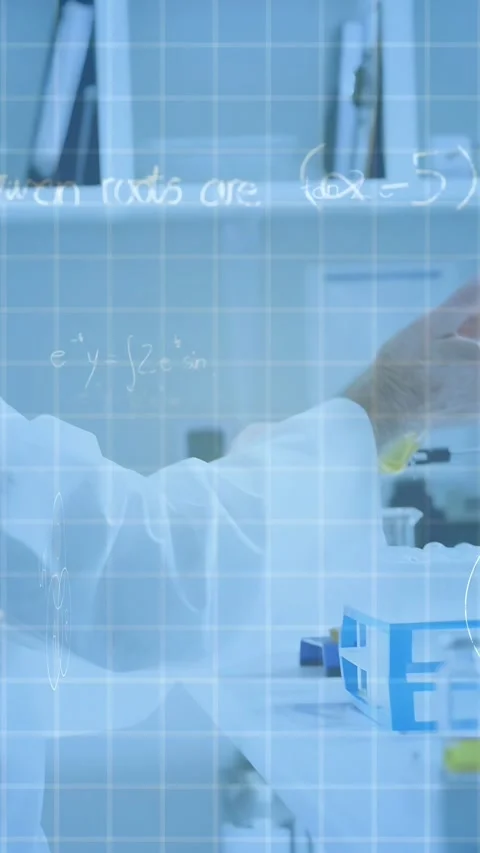 Vertical video: Lab chemist taking pipette, adding yellow liquid to tube to test Stock Footage 335264104