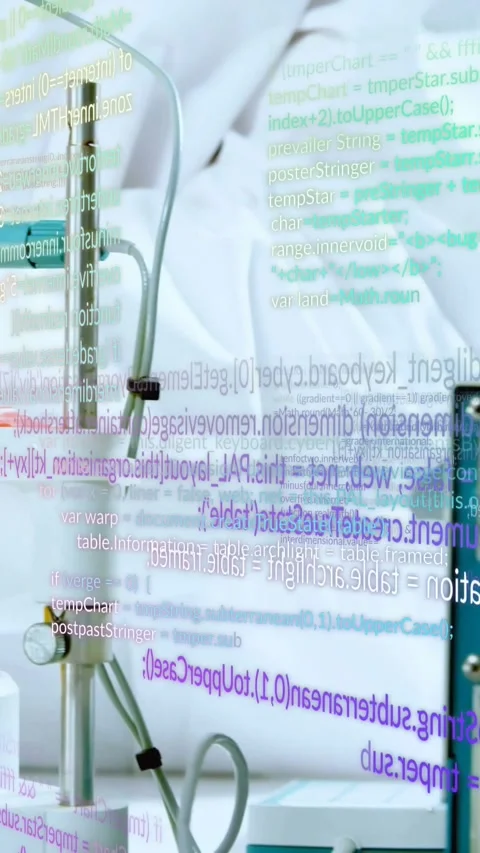 Vertical video: Lab tech drawing from red tube, aligning pipette for analysis Stock Footage 330604931