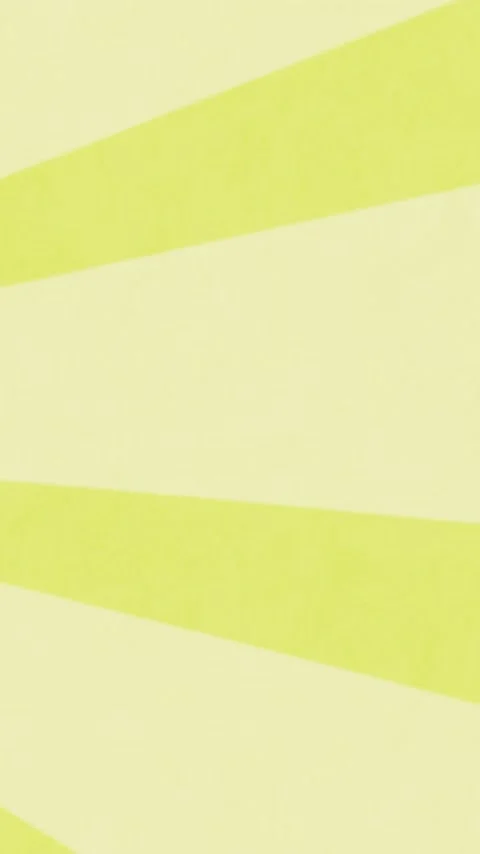 Vertical video: Left green rays appearing, sliding diagonal over pale yellow Stock Footage 348491203