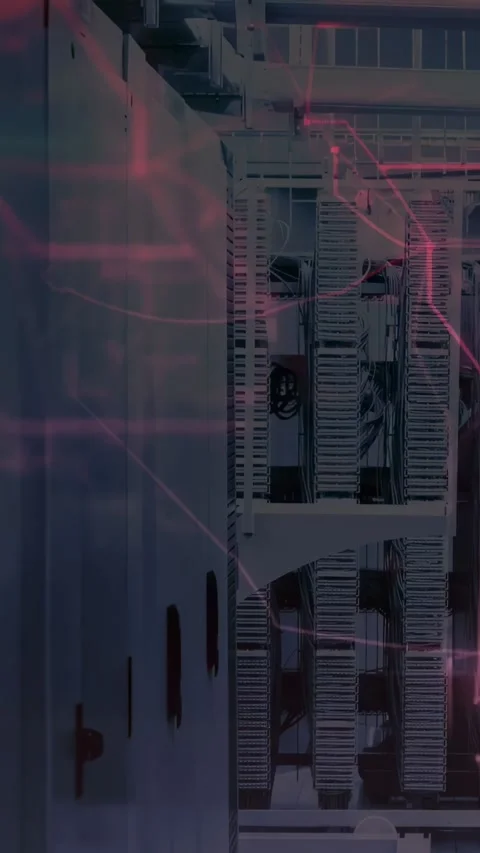 Vertical video: Light shift activating pink overlay, drifting right and pulsing Stock Footage 334391467