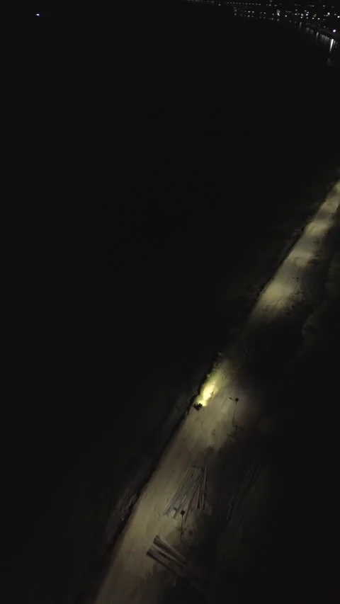 Vertical video of man driving a motorcycle Stock Footage 296103992