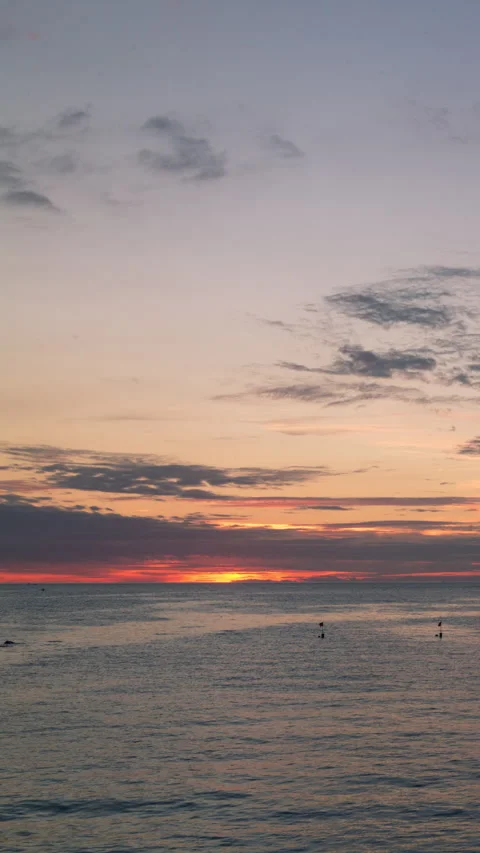 Vertical video - Manado Sunset Timelapse Stock Footage 280128556