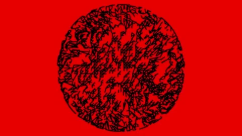 Vertical video of messed lines movement. Graphic silhouettes pattern. Stock Footage 141124350