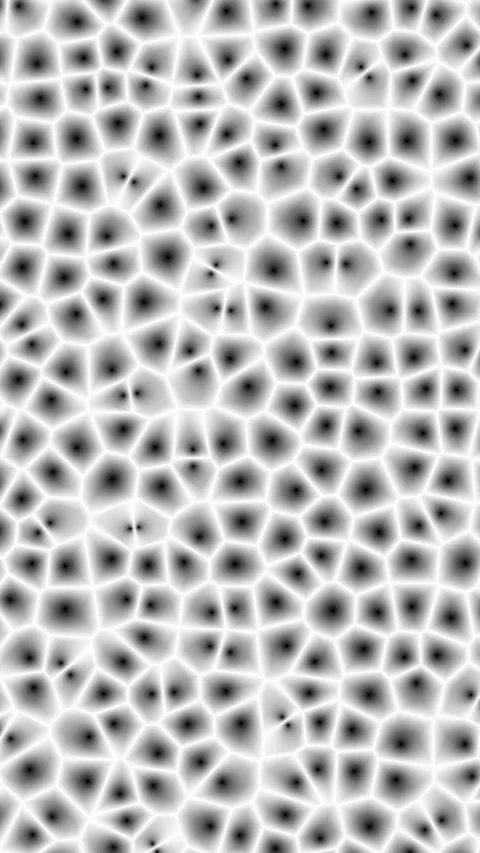 Vertical Video of Microscopic Bacteria Cells on Black Background, Seamless Loop Stock Footage 344329810