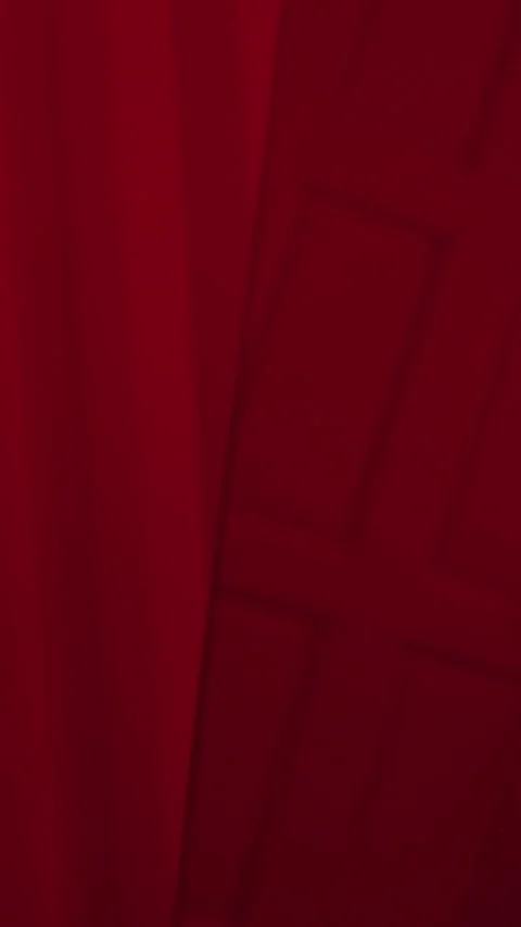 Vertical video. Mirror Reflection of Closed Interior Door Under Red Light Creati Stock Footage 339188719