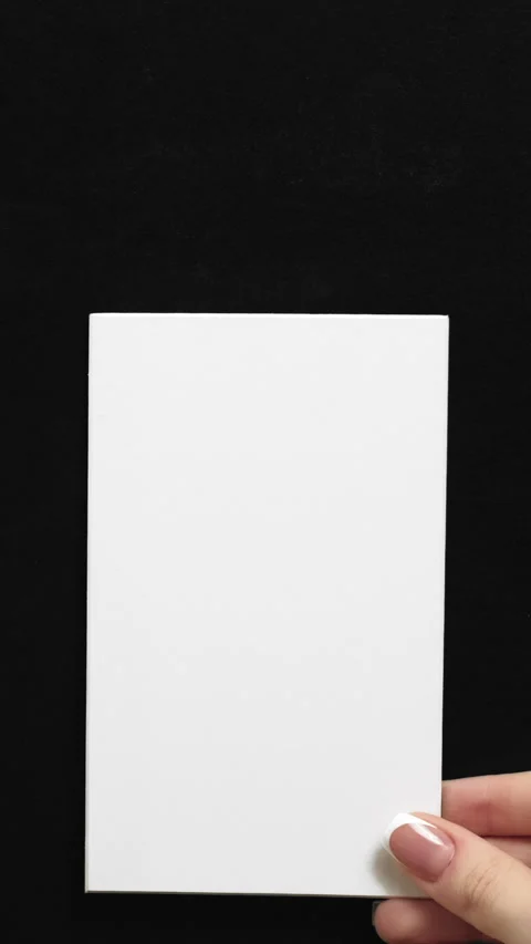Vertical video mockup letter mockup white paper Stock Footage 231052930