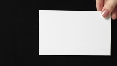 Vertical video mockup letter mockup white paper Stock Footage 234644929