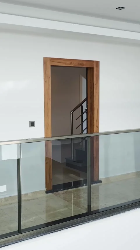 Vertical Video of Modern Housing Project Featuring Bold Facades and Wide Stock Footage 342301978
