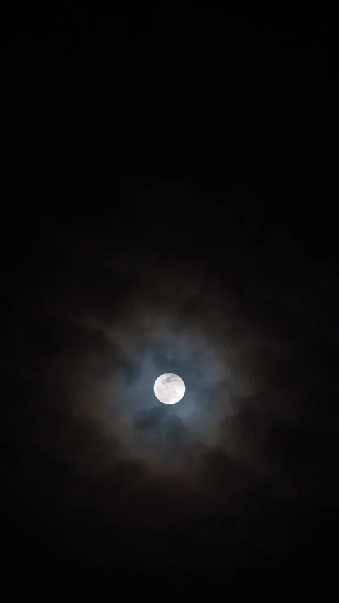 Vertical video - Moon Timelapse Stock Footage 316831574
