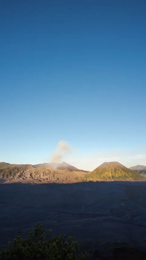 Vertical video - Mount Bromo Sunrise Timelapse Stock Footage 280368537