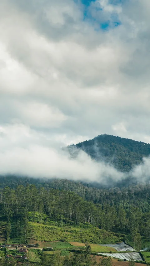 Vertical video - Mountain Day Timelapse Stock Footage 280380672