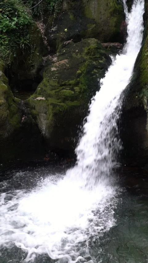 Vertical video, Natural waterfall 動画素材 282390748