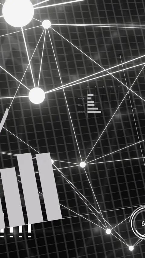 Vertical video: Node pulse starting dashboard shifting right nodes pulsing Stock Footage 335802754