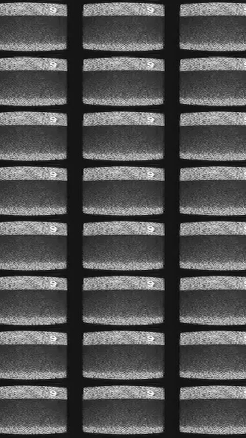 Vertical video old tv screen glitch grain noise Stock Footage 235292952