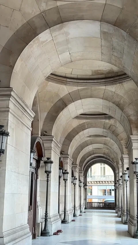 Vertical video Opera Garnier in Paris National Academy of Music, Paris Opera Stock Footage 244257459