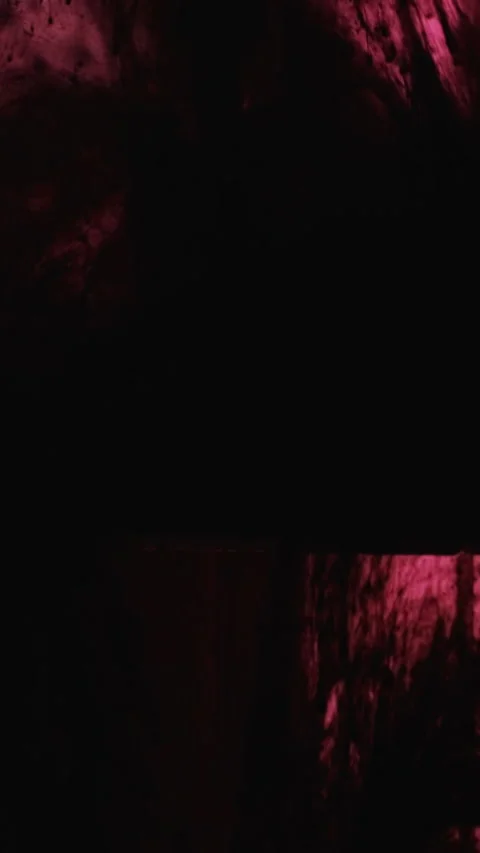 Vertical video paint drop glitter mist black pink Stock Footage 231055777