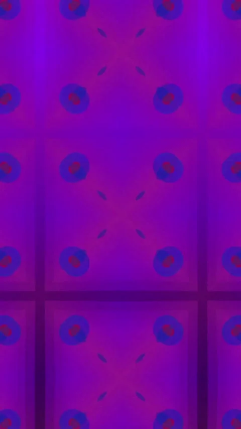 Vertical video: Pattern pixelating then morphing through grid shapes to reveal Stock Footage 348636399