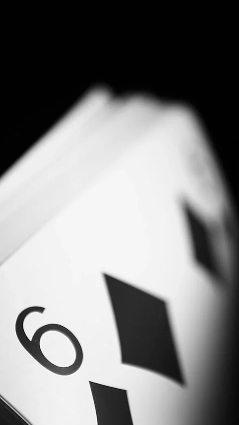 Vertical video of playing card Stock Footage 245623514