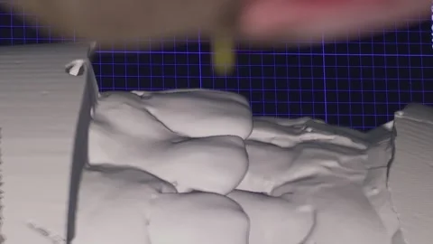 Vertical video. Program used by dental technician to make prosthetic restoration Stock-Footage 263845402