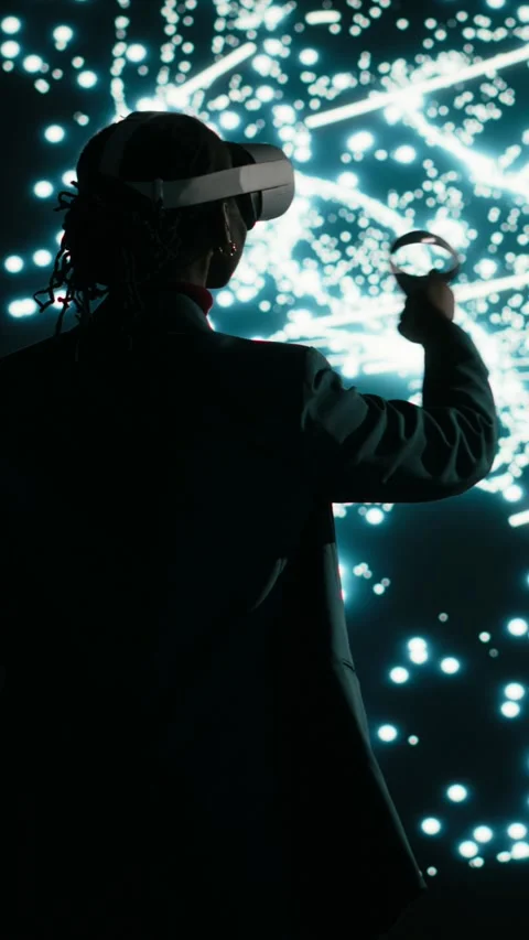 Vertical video Programmer optimizes AI neural network data flow using virtual Stock Footage 329591027