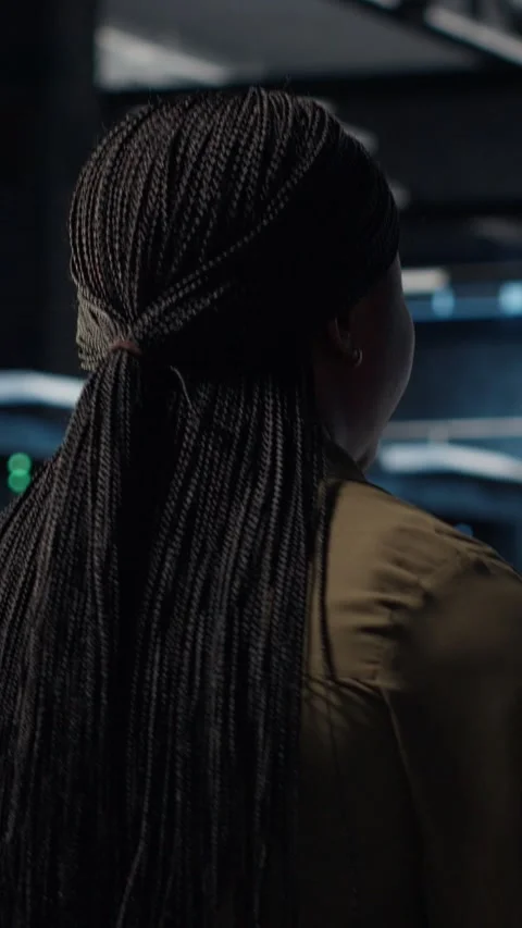 Vertical video Programmer overseeing server farm, ensuring compliance with Stock-Footage 316856531