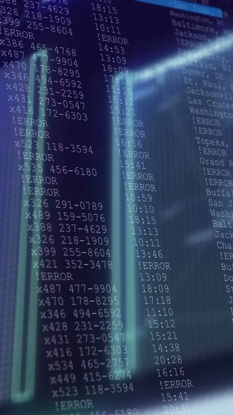 Vertical video: Pulling back screen showing data, bars updating, selection Stock Footage 333079548