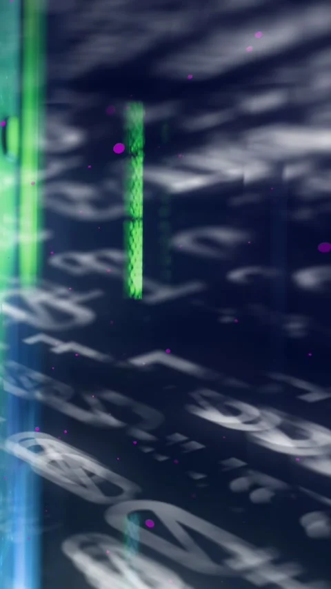 Vertical video: Pulse starting text sweeping diagonal ripple blurring green bar Stock Footage 333005959