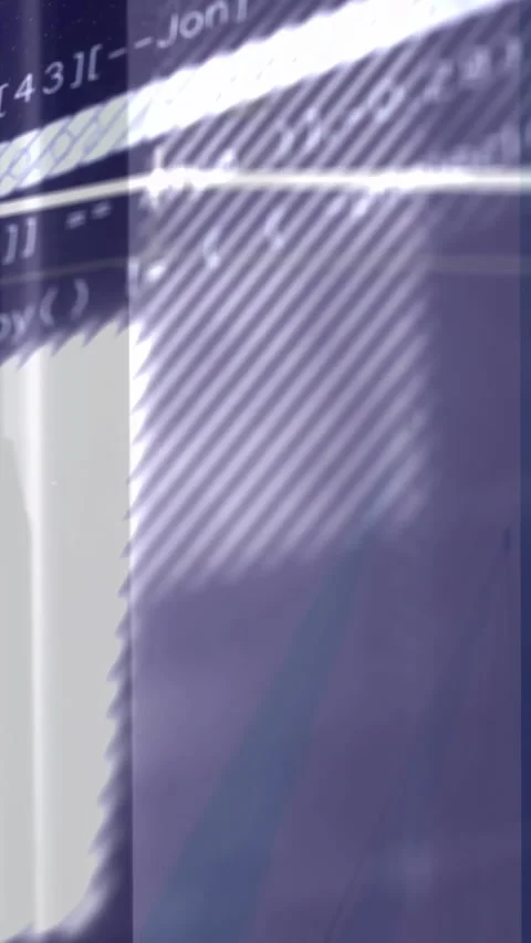 Vertical video: Pulsing animated chart drawing white line and markers on Stock Footage 333036370
