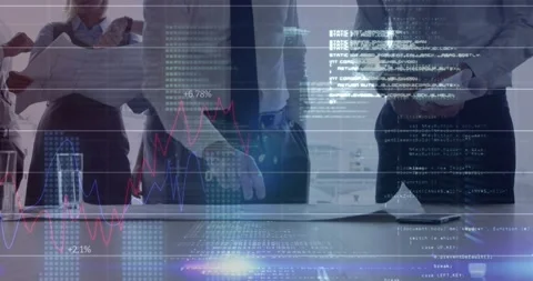 Vertical video: Receiving rolled plan, helmeted team reviewing plans in meeting Stock Footage 331460839