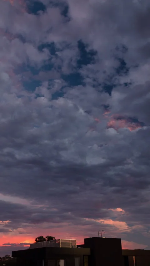 Vertical video - Rolling Clouds Timelapse Stock Footage 280745878