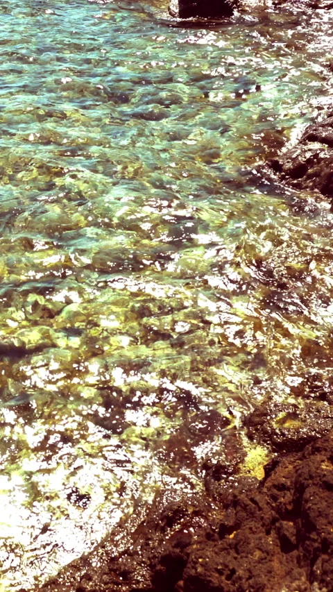 Vertical video, Sea waves Stock-Footage 283366994