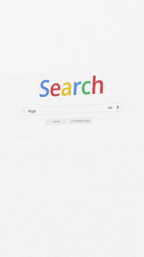 Vertical video of searching for Riga on Internet browser Stock Footage 301295861
